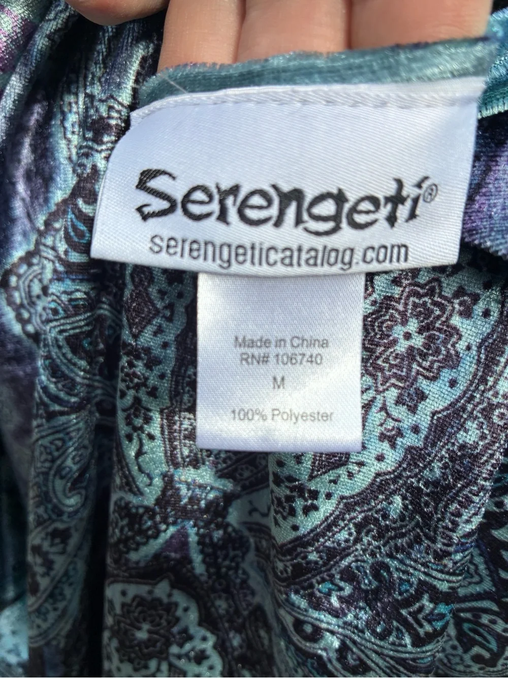 Serengeti Blue and Purple Boho Matching Set | Size Medium | Festival Ready ✨